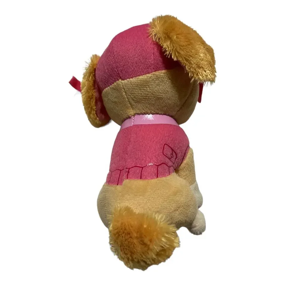 Paw Patrol Skye Rescue Pup Puppy Dog Pink Plush Goggle Hat Sparkly Eyes Ty - Picture 3 of 4